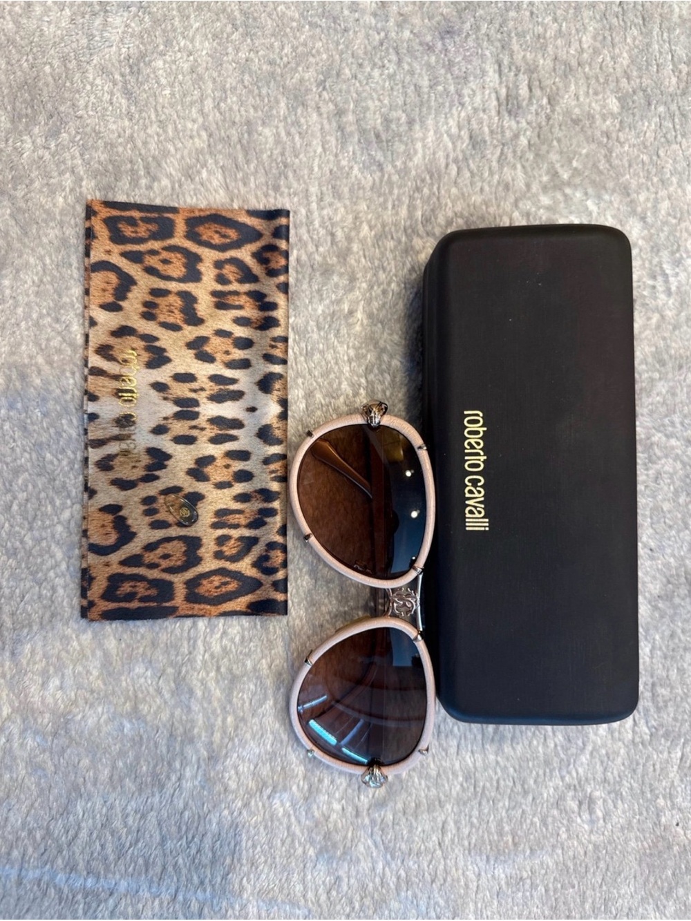 Roberto Cavalli Women's Brown Gradient Aviator Sunglasses